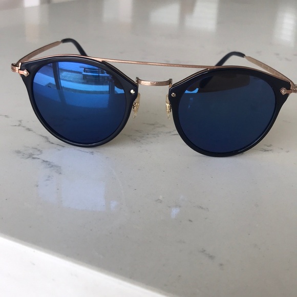 oliver peoples blue sunglasses